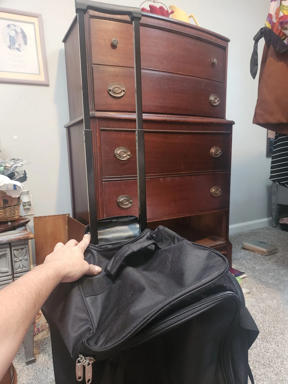 Toscano Italy Black Men's Travel Duffel Bag